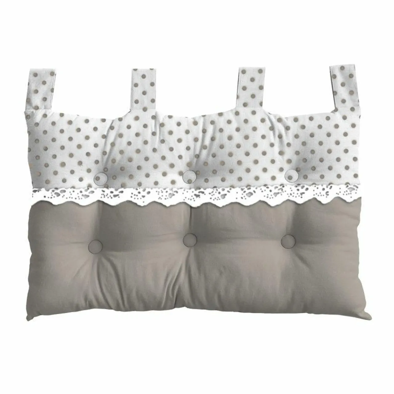 Tête-De-Lit|ENJOY HOME Tête de lit (70 cm) Romantique Dentelle Beige