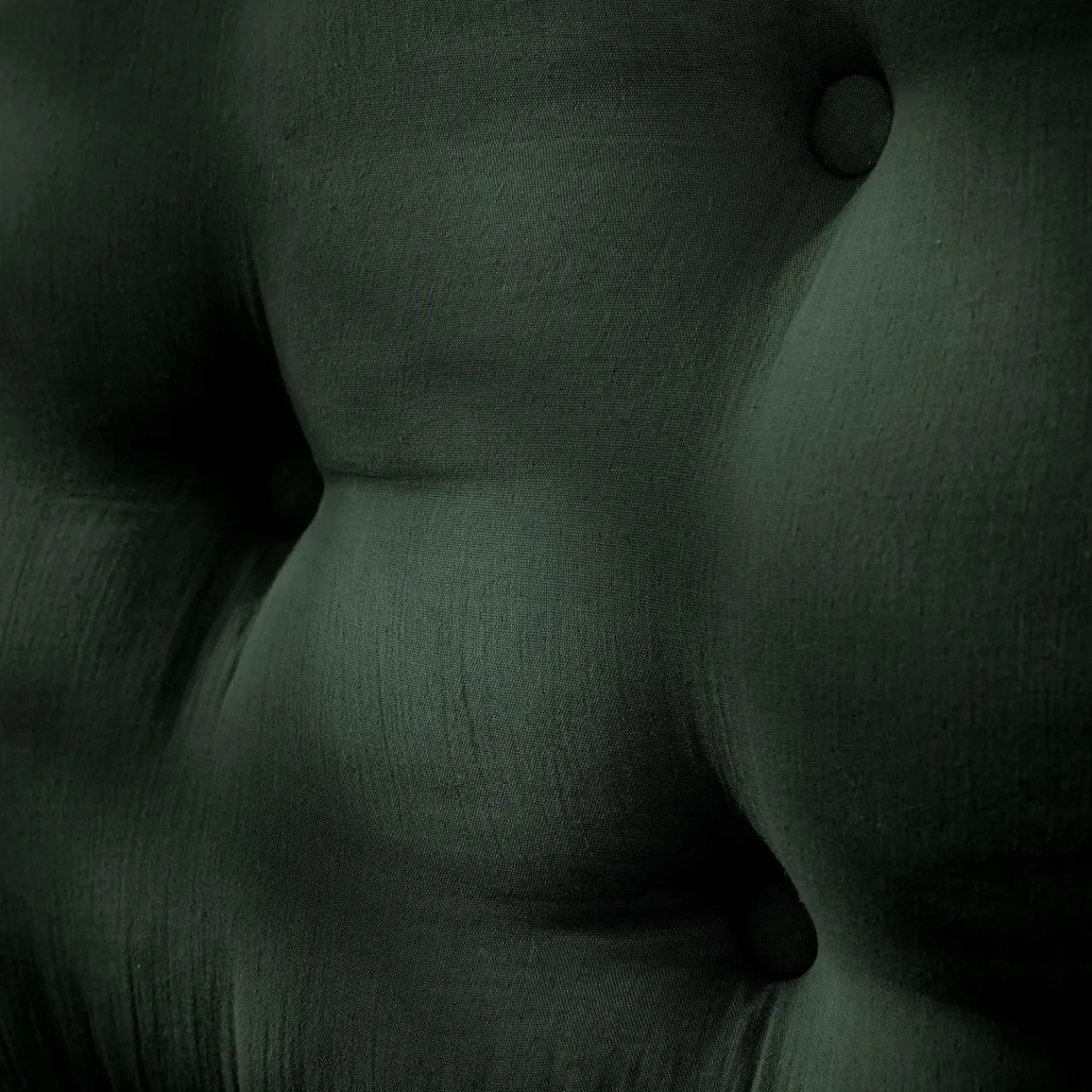 Tête-De-Lit|EMINZA Tête de lit coussin gaze de coton (80 x 50 cm) Gaïa Vert sapin