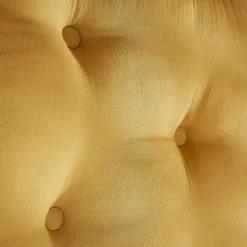 Tête-De-Lit|EMINZA Tête de lit coussin gaze de coton (80 x 50 cm) Gaïa Jaune safran