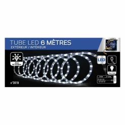 Guirlande Lumineuse|Feeric Lights & Christmas Tube lumineux 108 LED (6 m) Blanc froid