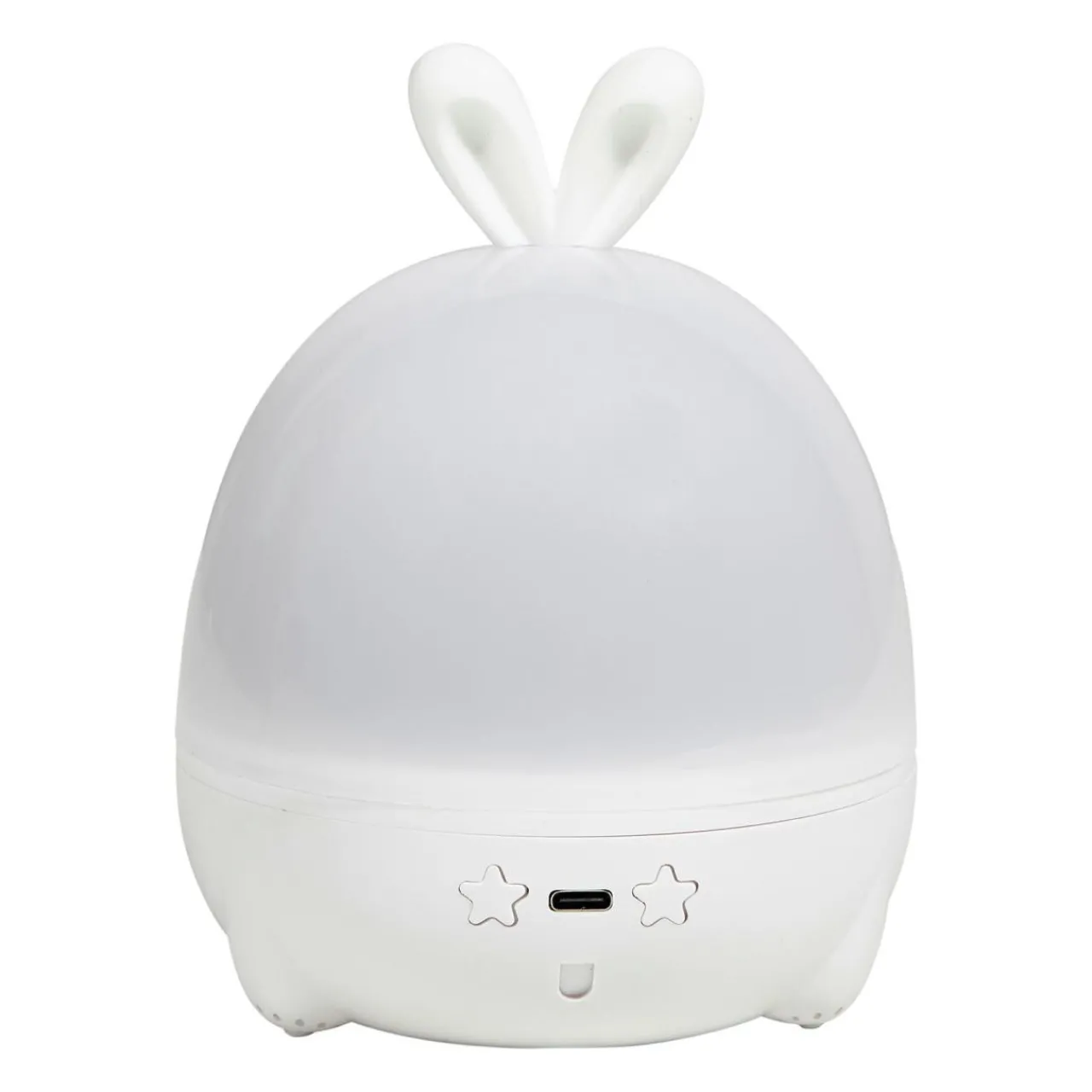 Luminaire Enfant|OSTARIA Veilleuse enfant piles ou usb (12 x 15,7 cm) Lapin he Blanc
