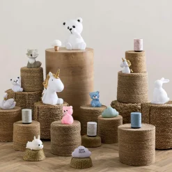 Luminaire Enfant|Objet Déco Enfant|Atmosphera createur d'interieur for kids Veilleuse LED enfant (H11.2 cm) Lapin he Blanc