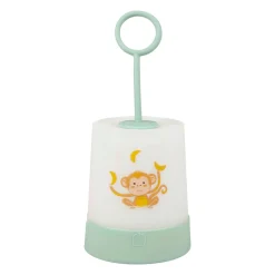 Luminaire Enfant|OSTARIA Veilleuse nomade enfant piles (18,8 cm) Singe e Vert