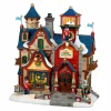 Village De Noël Lemax|LEMAX Village de Noël à piles lumineux Ecole de la fabrique de jouet