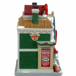 Village De Noël Lemax|LEMAX Village de Noël à piles lumineux Boutique de jouets Fur-Ever