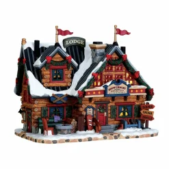 Village De Noël Lemax|LEMAX Village de Noël à piles lumineux Chalet après-ski