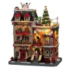 Village De Noël Lemax|LEMAX Village de Noël lumineux, musical et animé Fête du Père Noël sur les toits