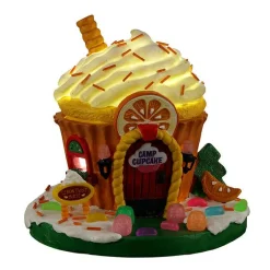 Village De Noël Lemax|LEMAX Village de Noël lumineux à piles Maison Zeste de citron