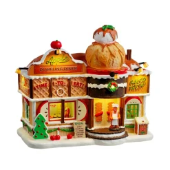 Village De Noël Lemax|LEMAX Village de Noël lumineux Restaurant Dumpling aux pommes