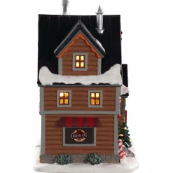 Village De Noël Lemax|LEMAX Village de Noël lumineux Fabrique Pour l'amour du chocolat