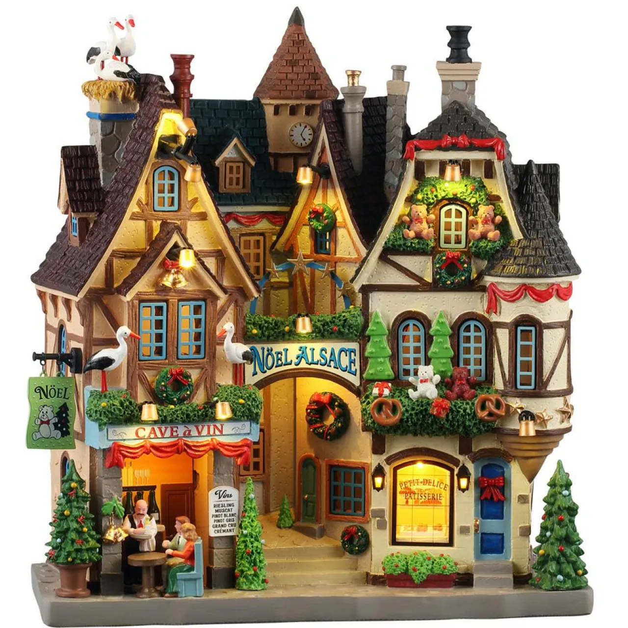 Village De Noël Lemax|LEMAX Village de Noël lumineux Noël en Alsace