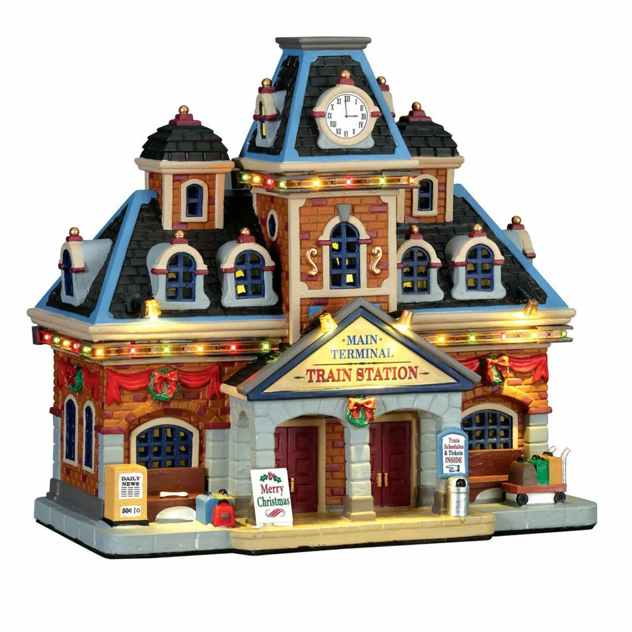 Village De Noël Lemax|LEMAX Village de Noël lumineux Gare principale