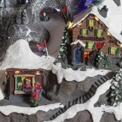 Village De Noël Lumineux|KAEMINGK Village de Noël lumineux Joie d'hiver Multicolore