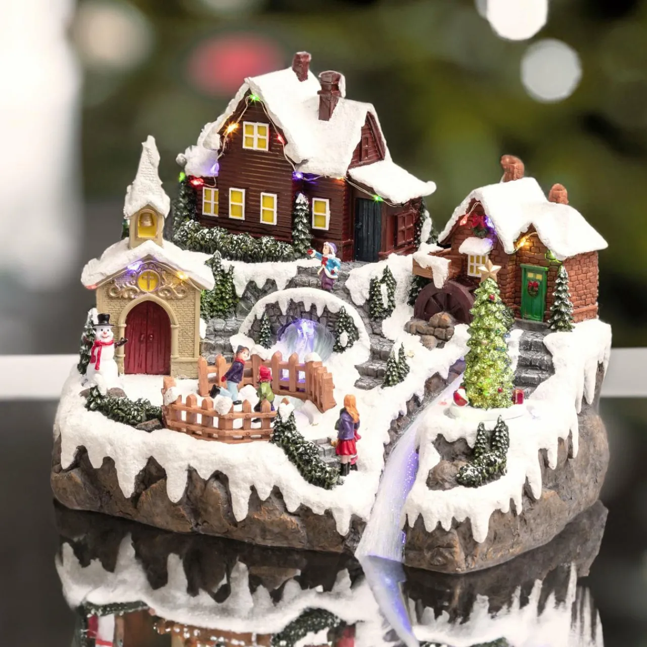 Village De Noël Lumineux|Feeric Lights & Christmas Village de Noël lumineux Lac gelé