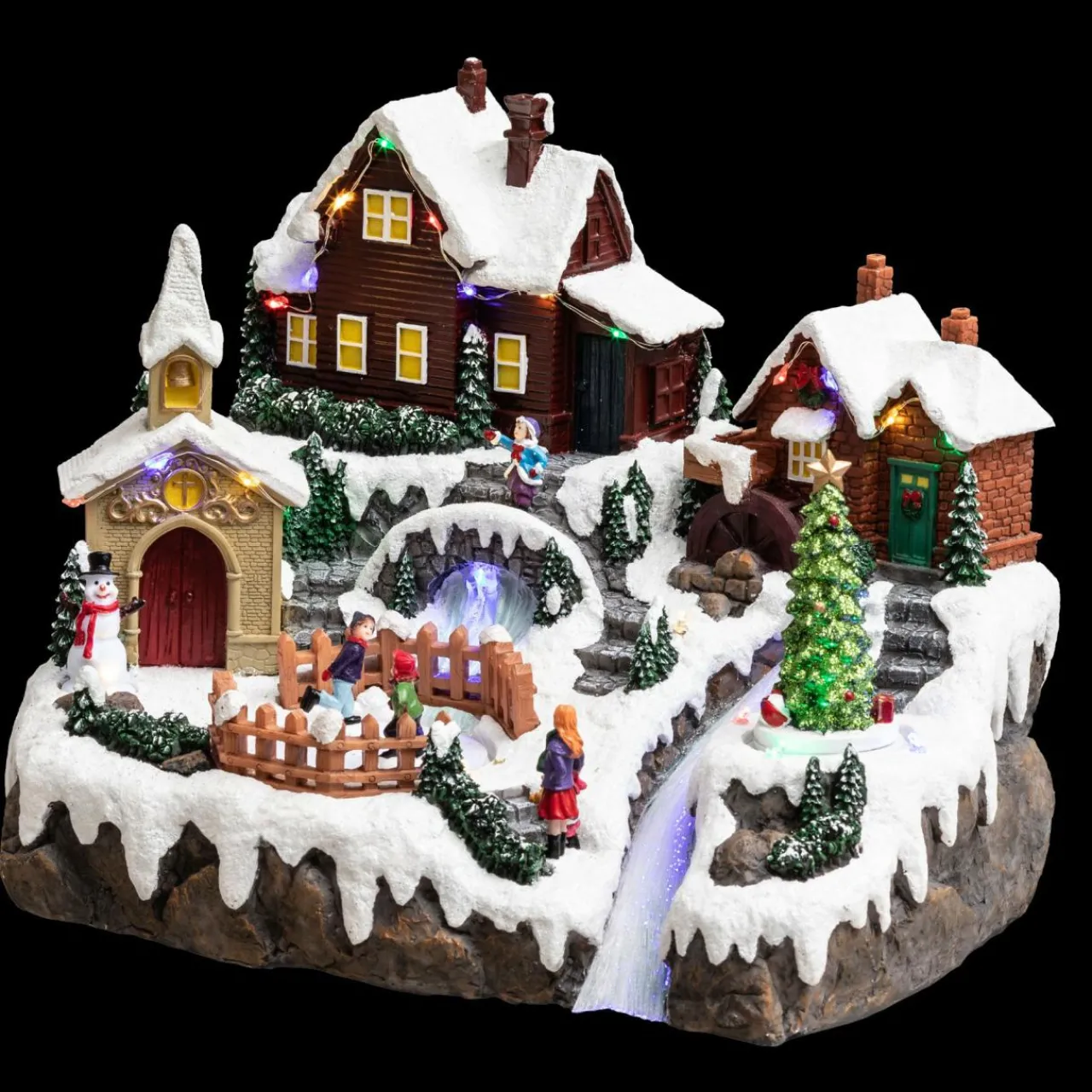 Village De Noël Lumineux|Feeric Lights & Christmas Village de Noël lumineux Lac gelé