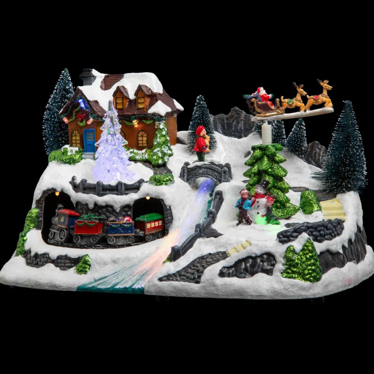 Village De Noël Lumineux|Feeric Lights & Christmas Village de Noël lumineux Train des neiges