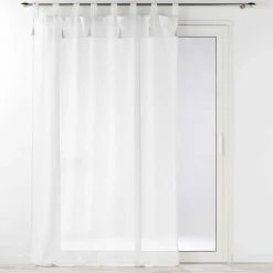 Voilage|DOUCEUR D'INTERIEUR Voilage à passants (140 x 240 cm) Dalila Blanc
