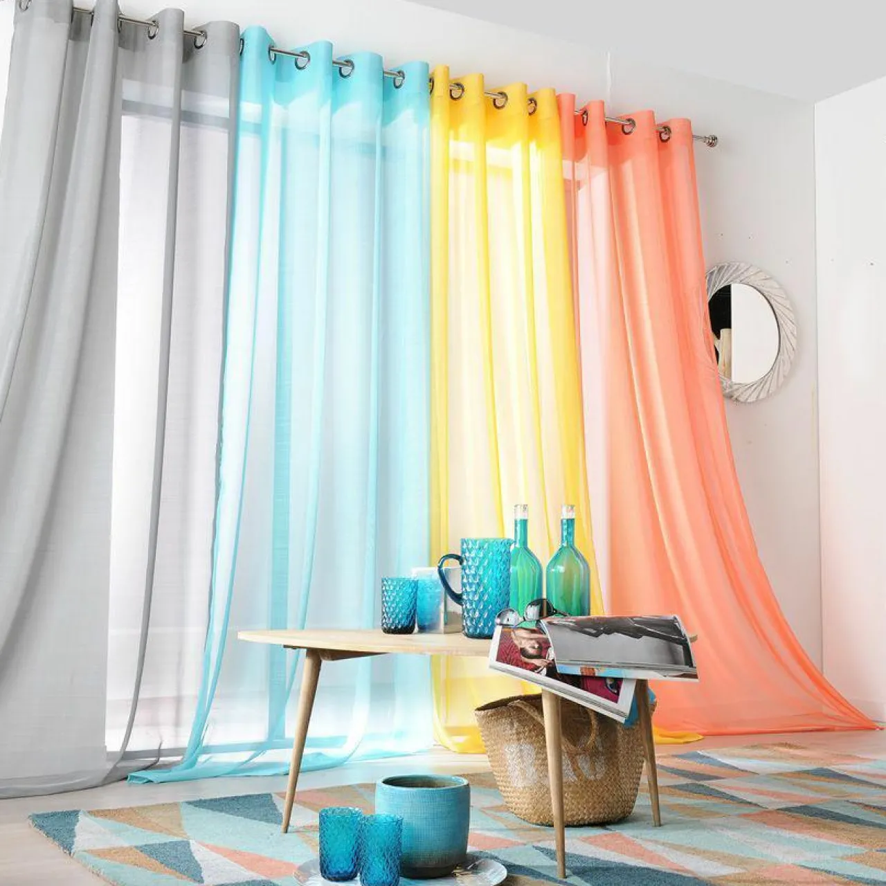 Voilage|LINDER Voilage (145 x 240 cm) Givrée Blanc