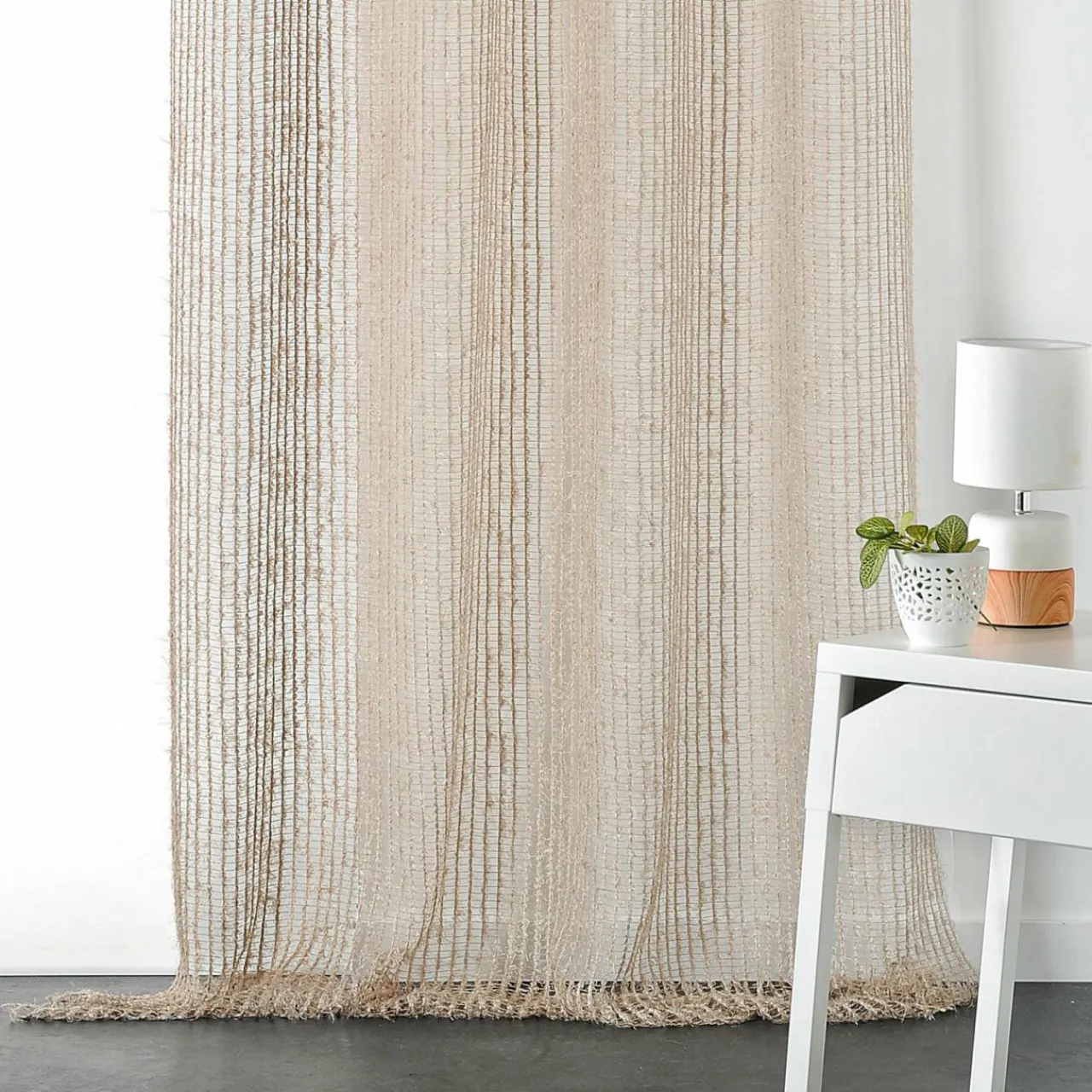 Voilage|LINDER Voilage (140 x 260 cm) Kerguelen Beige