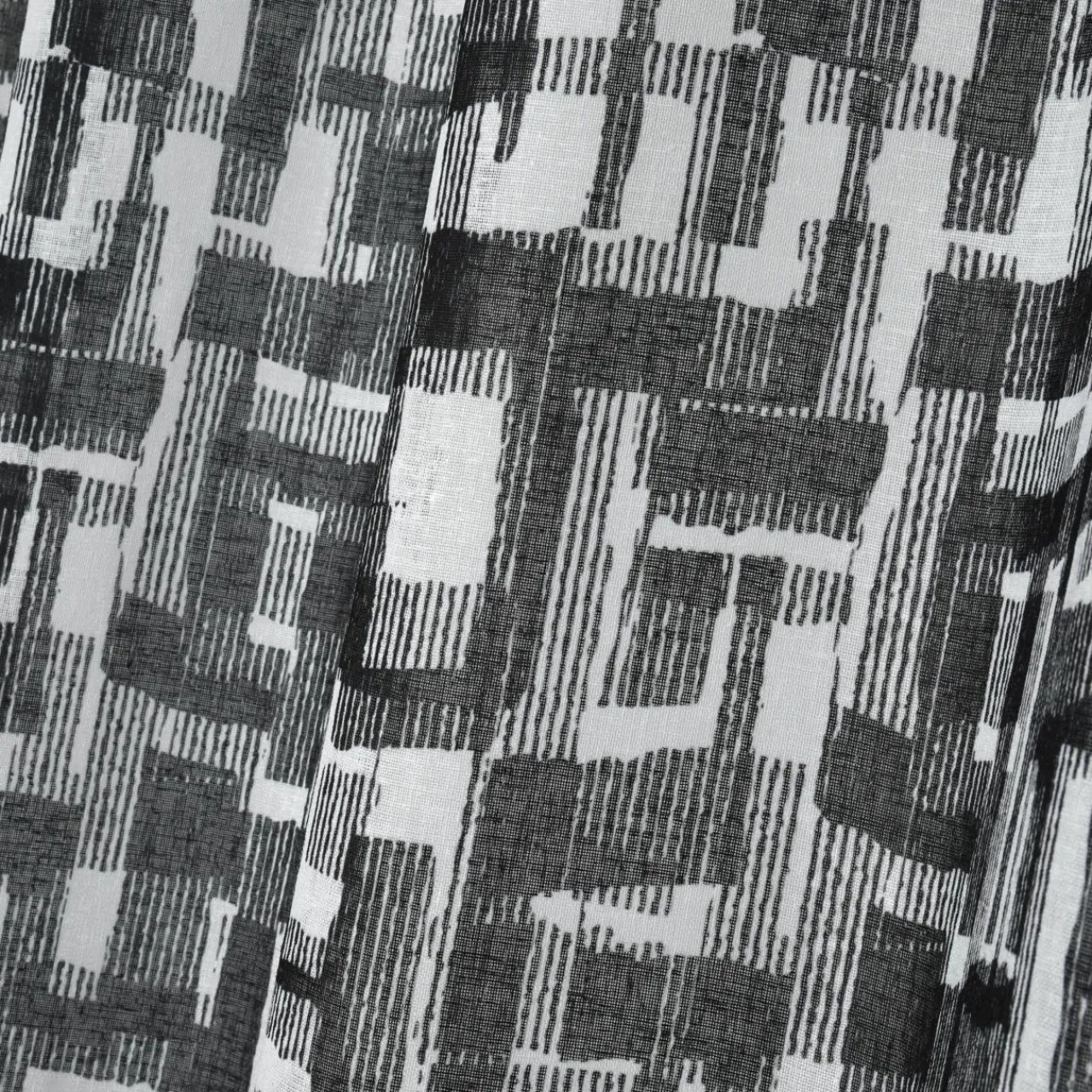 Voilage|LOVELY CASA Voilage (140 x 260 cm) Linear Noir