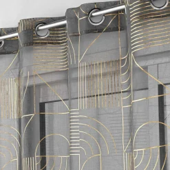 Voilage|DOUCEUR D'INTERIEUR Voilage (140 x 240 cm) Lineor Gris Anthracite