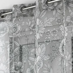 Voilage|DOUCEUR D'INTERIEUR Voilage (140 x 240 cm) Milady Gris Bleu