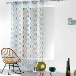 Voilage|DOUCEUR D'INTERIEUR Voilage (140 x 240 cm) Palpito Bleu