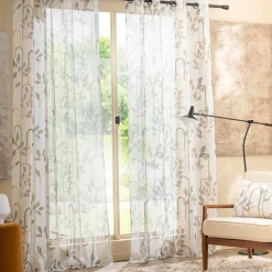 Voilage|douceur d'intu017drieur Voilage (140 x 280 cm) Roseris Gris