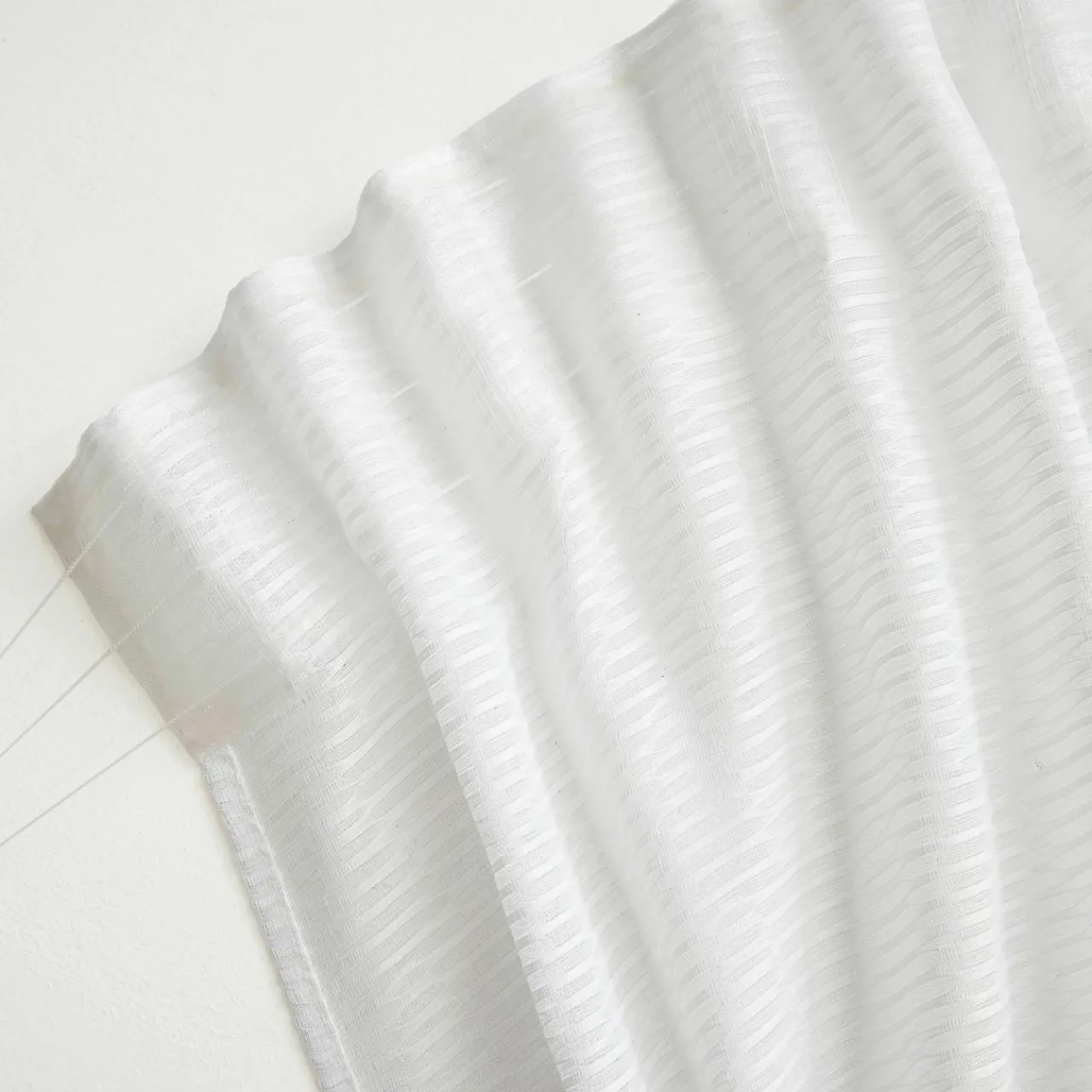 Voilage|EMINZA Voilage galon fronceur (140 x 240 cm) Maël Blanc