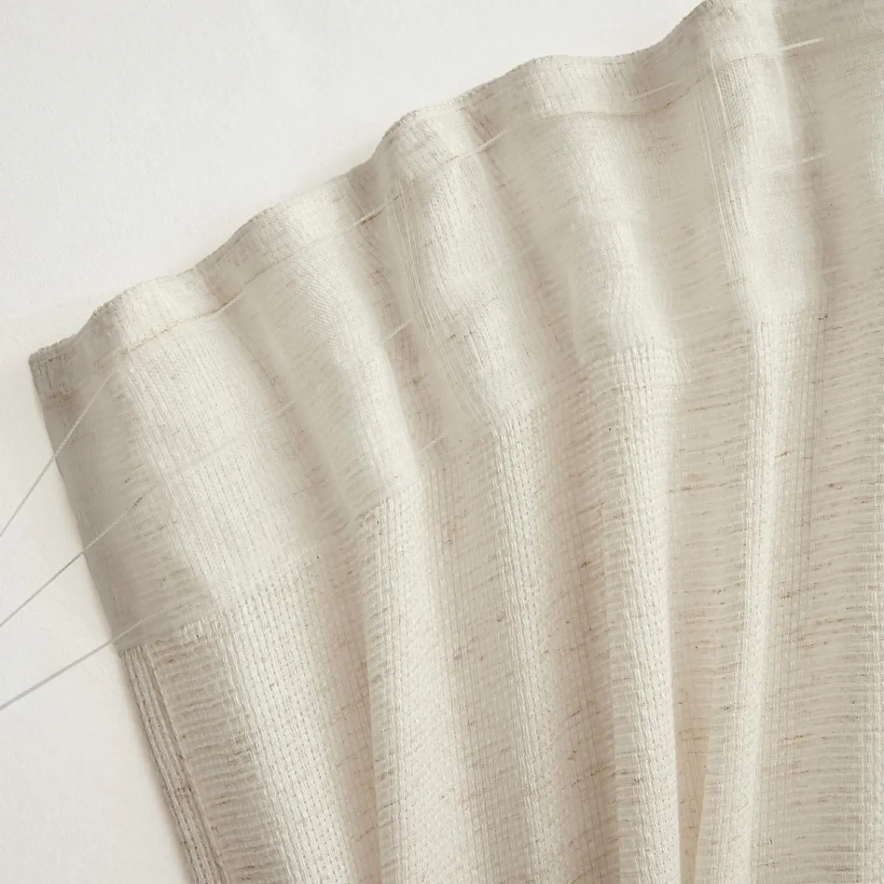 Voilage|EMINZA Voilage galon fronceur effet lin (280 x 240 cm) Luca Beige