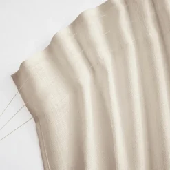 Voilage|EMINZA Voilage galon fronceur effet lin (140 x 240 cm) Robin Beige