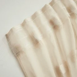 Voilage|EMINZA Voilage galon fronceur pompons (280 x 240 cm) Suzie Beige