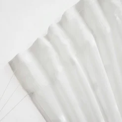 Voilage|EMINZA Voilage galon fronceur pompons (140 x 240 cm) Emie Blanc