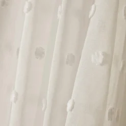 Voilage|EMINZA Voilage galon fronceur pompons (280 x 240 cm) Emie Beige