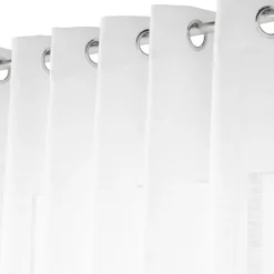 Voilage|douceur d'intu017drieur Voilage grande largeur effet lin tissé (400 x 240 cm) Haltona Blanc