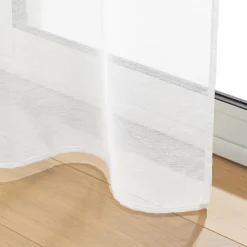 Voilage|DOUCEUR D'INTERIEUR Voilage grande largeur œillets (400 x 240 cm) Lissea Blanc