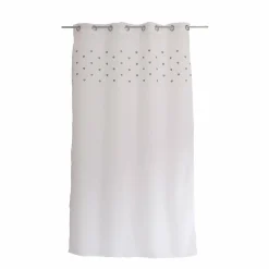 Voilage|ENJOY HOME Voilage œillets (140 x 240 cm) Coeurs Gris