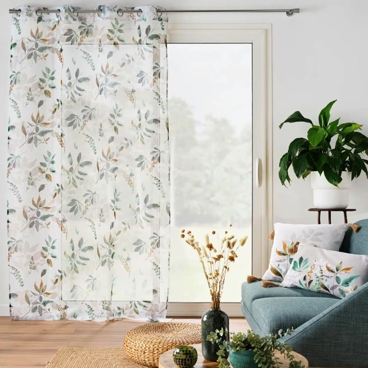 Voilage|douceur d'intu017drieur Voilage œillets (140 x 240 cm) Dilaris Multicolore