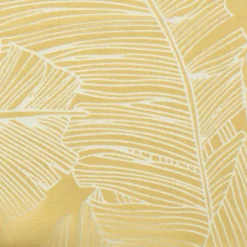 Voilage|ATMOSPHERA Voilage œillets (140 x 240 cm) Feuille Jaune ocre