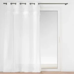 Voilage|douceur d'intu017drieur Voilage œillets (140 x 240 cm) Frangina Blanc