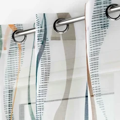Voilage|DOUCEUR D'INTERIEUR Voilage œillets (140 x 240 cm) Lisana Multicolore