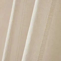 Voilage|EMINZA Voilage œillets (140 x 240 cm) Léontine Beige