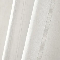 Voilage|EMINZA Voilage œillets (140 x 280 cm) Léontine Blanc