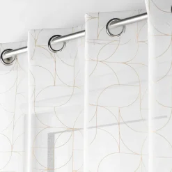 Voilage|douceur d'intu017drieur Voilage œillets (140 x 240 cm) Louxor Blanc