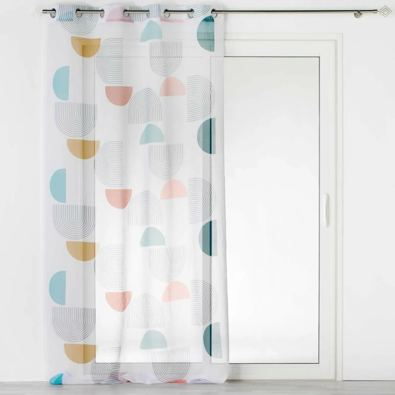 Voilage|DOUCEUR D'INTERIEUR Voilage œillets (140 x 240 cm) Popart Multicolore