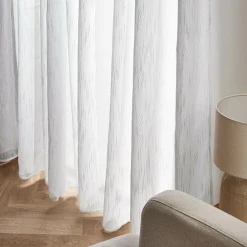 Voilage|EMINZA Voilage œillets (140 x 240 cm) Raphaël Blanc