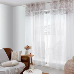 Voilage|ENJOY HOME Voilage œillets (140 x 240 cm) Rosa Marron