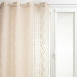 Voilage|ATMOSPHERA Voilage œillets (140 x 240 cm) Salma Beige