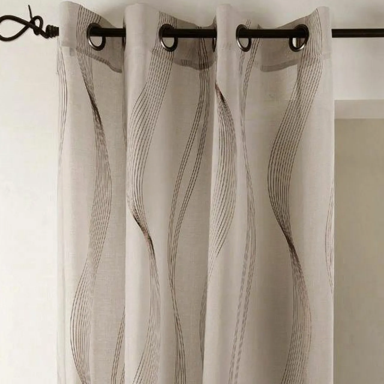 Voilage|STOF Voilage œillets (135 x H240 cm) Essaouira Beige