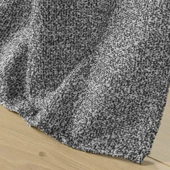 Voilage|douceur d'intu017drieur Voilage œillets effet lainage (140 x 240 cm) Loulaine Noir